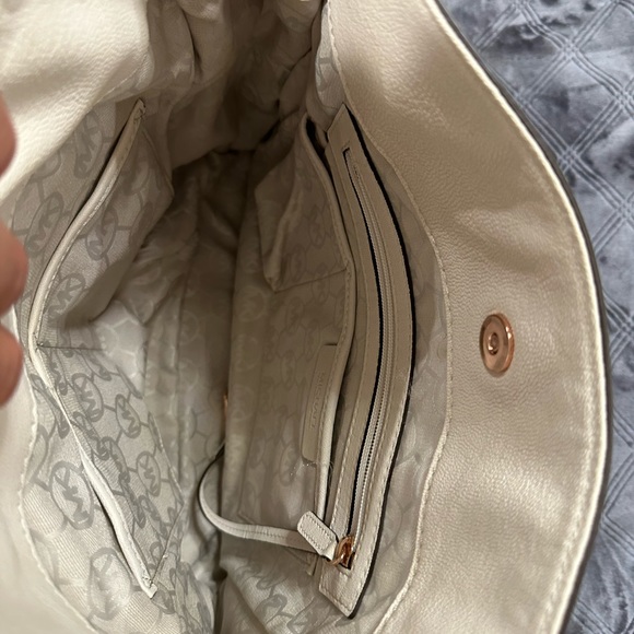 Cream colored Michael Kors. (Hamilton) lightly used - Picture 3 of 3